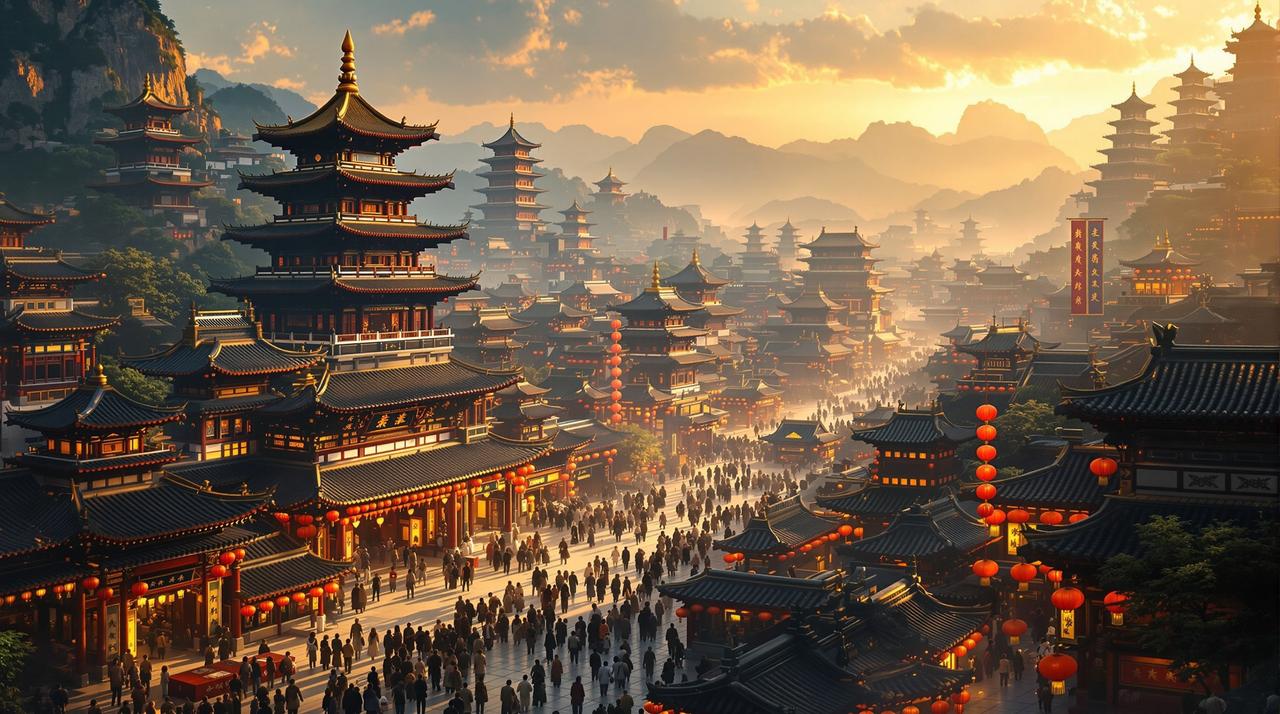 七八影视作品《长安十二时辰》场景图